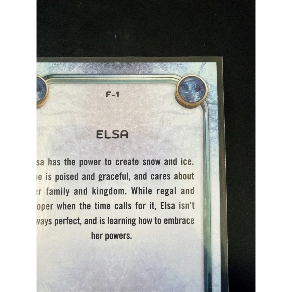 2025 Topps Disney Wonder #F-1 Elsa Frozen Character Variation Collectible Card